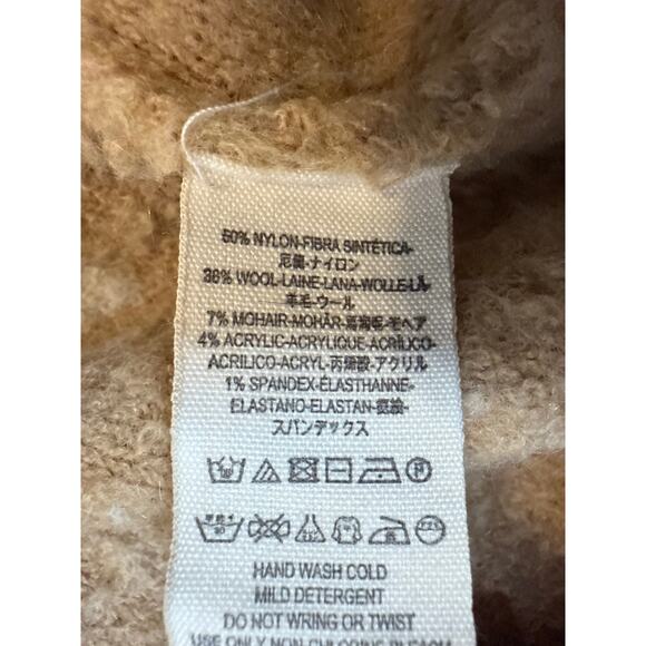 Free People Womens Phantom Long Line Neutral Tan Soft Cardigan Sweater Size S - Picture 8 of 11